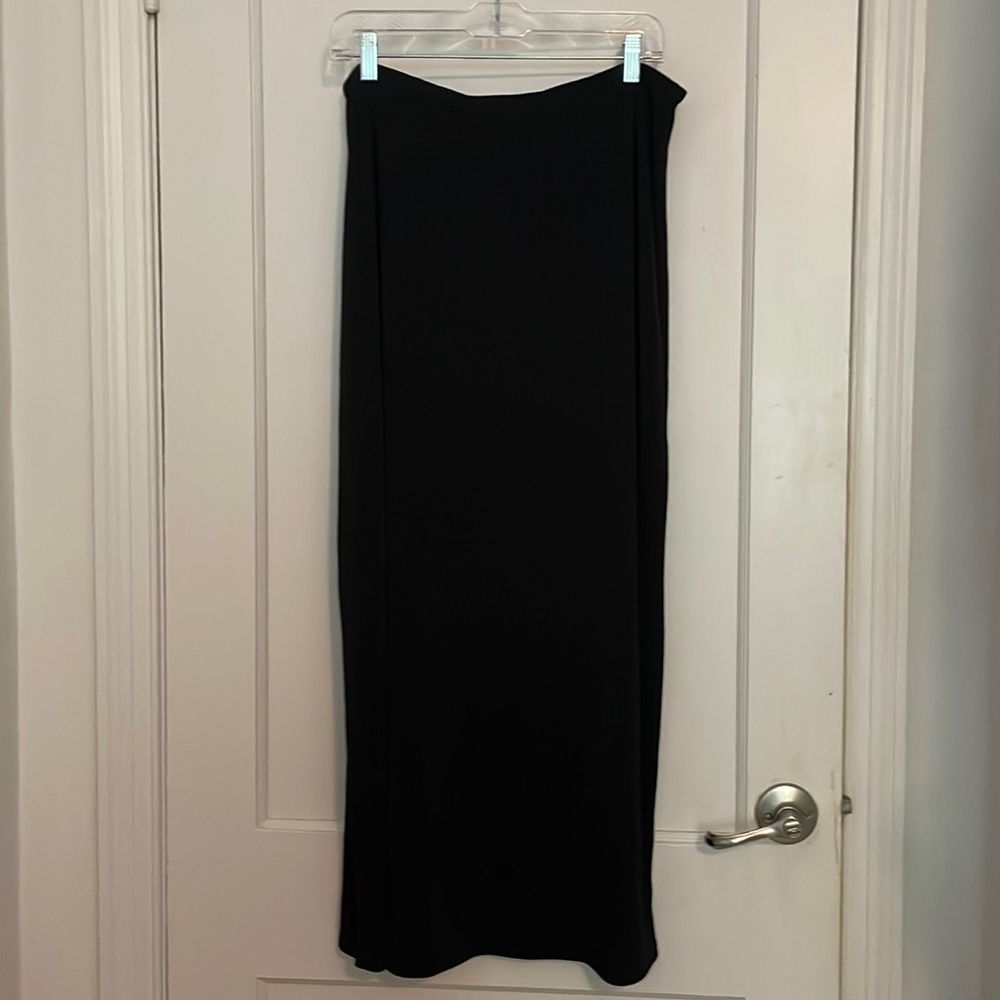 Black maxi skirt